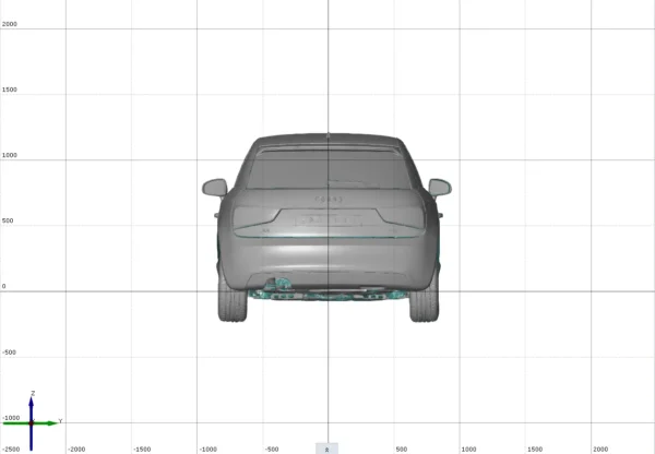 Audi A1 1.4 TFSI S-Tronic 2010 3D Scan