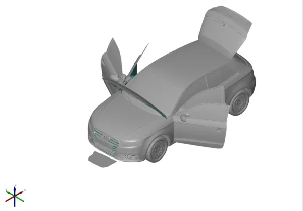 Audi A3 1.4 TFSi Attr 2012 3D Scan