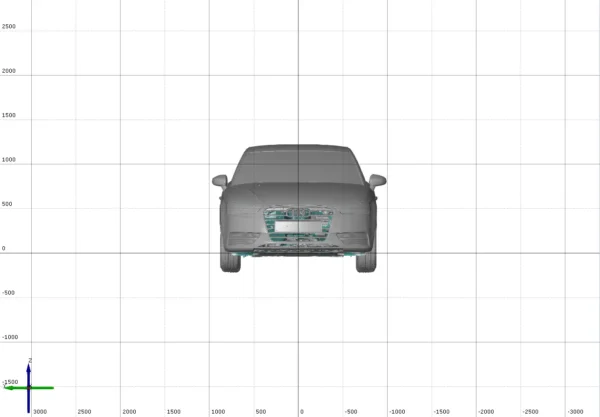 Audi A3 1.4 TFSi Attr 2012 3D Scan