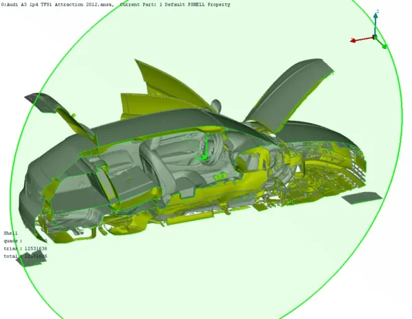Audi A3 1.4 TFSi Attr 2012 3D Scan