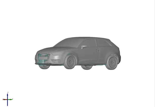 Audi A3 1.4 TFSi Attr 2012 3D Scan