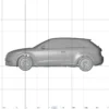 Audi A3 1.4 TFSi Attr 2012 3D Scan