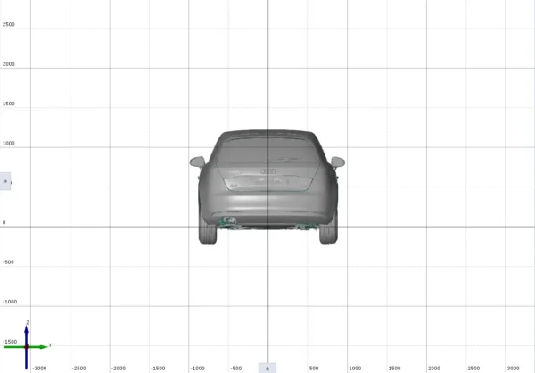 Audi A3 1.4 TFSi Attr 2012 3D Scan