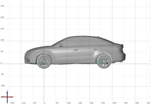 Audi A3 2.0T Quattro S 2015 3D Scan