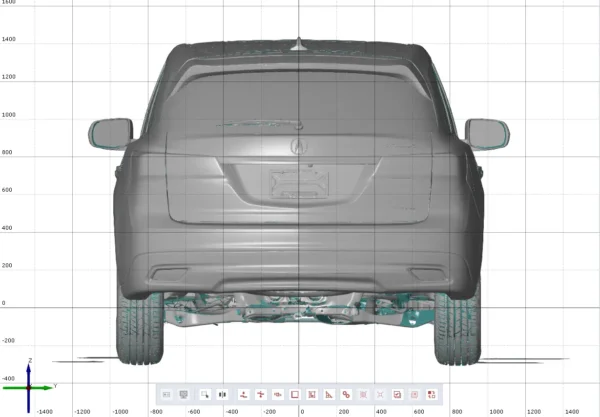 Acura MDX AWD Tech 2014_i3 Acura MDX AWD Tech 2014 3D Scan