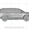 Acura MDX AWD Tech 2014_i4 Acura MDX AWD Tech 2014 3D Scan