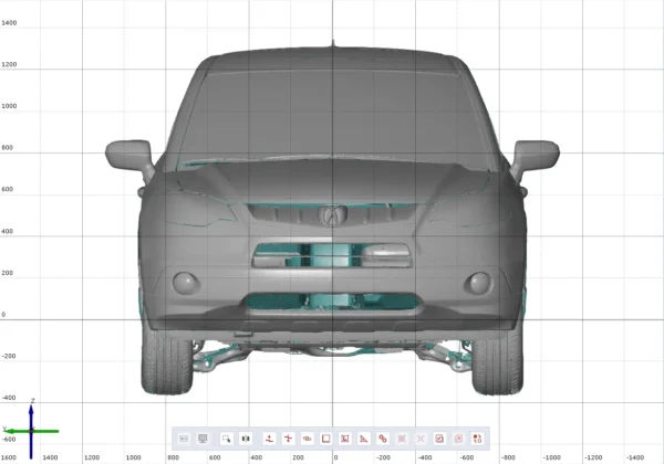 Acura RDX 2.3 Tech Pack 2007 3D Scan