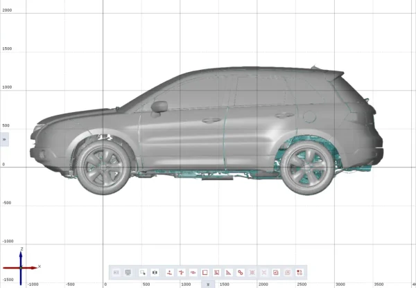 Acura RDX 2.3 Tech Pack 2007 3D Scan