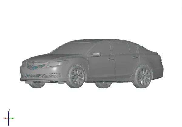 Acura RLX SH AWD Tech 2014 3D Scan