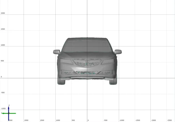 Acura RLX SH AWD Tech 2014 3D Scan
