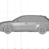 Audi A3 Sportback e­-tron 2016 3D Scan