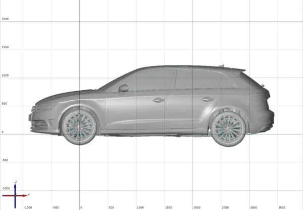 Audi A3 Sportback e­-tron 2016 3D Scan