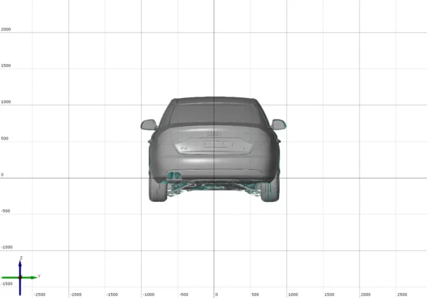 Audi A4 1.8 TFSi 2008 3D Scan