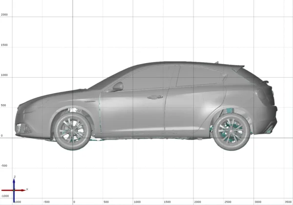 Alfa Romeo Giulietta 1.4 TB 2010 3D Scan