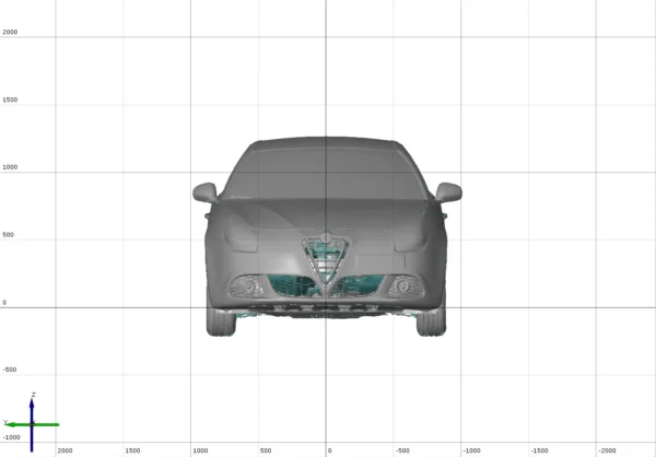Alfa Romeo Giulietta 1.4 TB 2010 3D Scan
