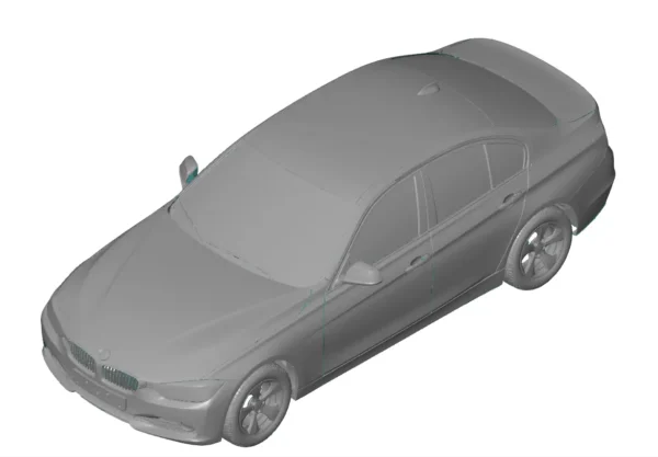 BMW 320d Effi Dyn 2012 3D Scan