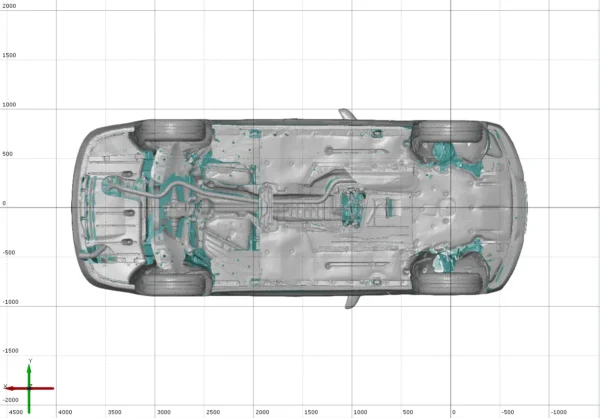 BMW 320d Effi Dyn 2012 3D Scan