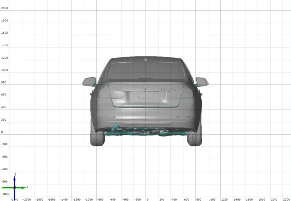 BMW 320d Effi Dyn 2012 3D Scan