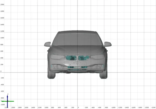 BMW 320d Effi Dyn 2012 3D Scan