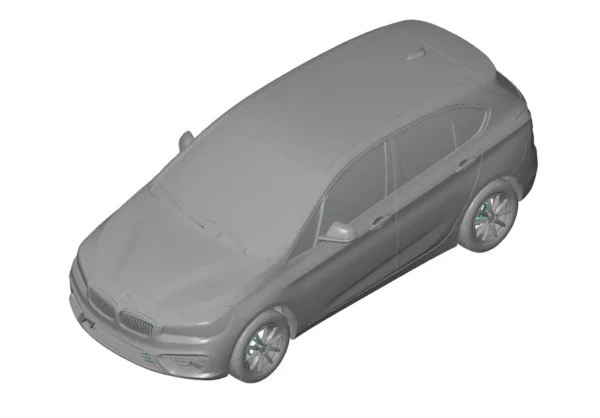 BMW 218i 2014 3D Scan