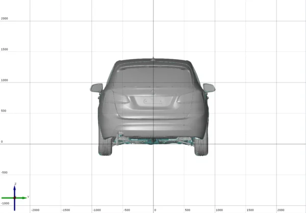 BMW 218i 2014 3D Scan