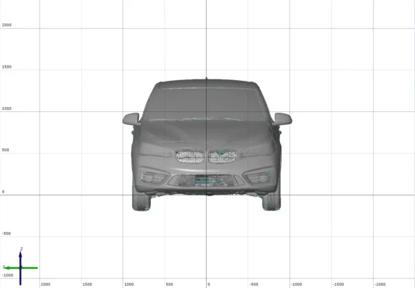 BMW 218i 2014 3D Scan