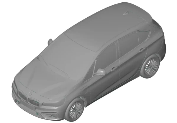 BMW 225 XE Luxury 2016 3D Scan
