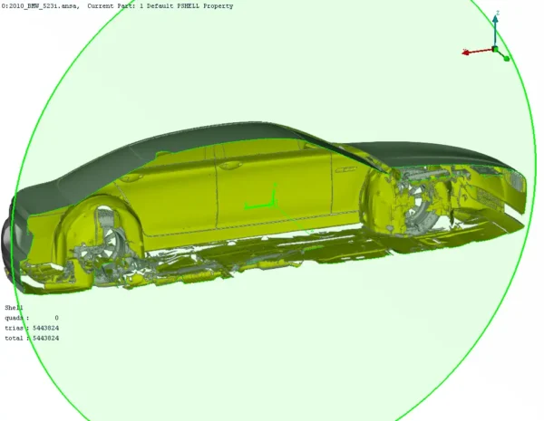 BMW 523i 2010 3D Scan