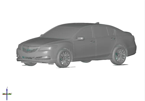 Acura RLX Advance Pack 2014 3D Scan