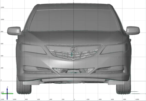 Acura RLX Advance Pack 2014 3D Scan