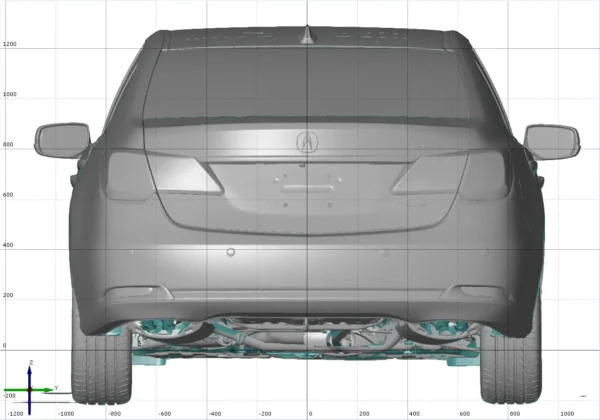 Acura RLX Advance Pack 2014 3D Scan